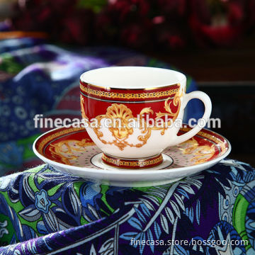 100CC Fine Bone China Luxury Coffee Cup and Saucer of Dream Wedding